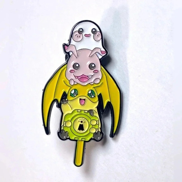 Digimon - The Crest of Hope w/ Poyomon, Tokomon & Patamon  ☀️💛 - Picture 1 of 5